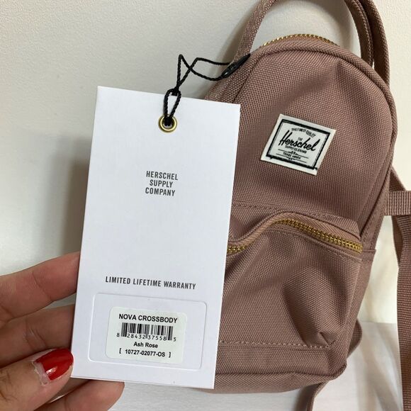Herschel Nova Crossbody Bag 1.5L Ash Rose  7x5x2\